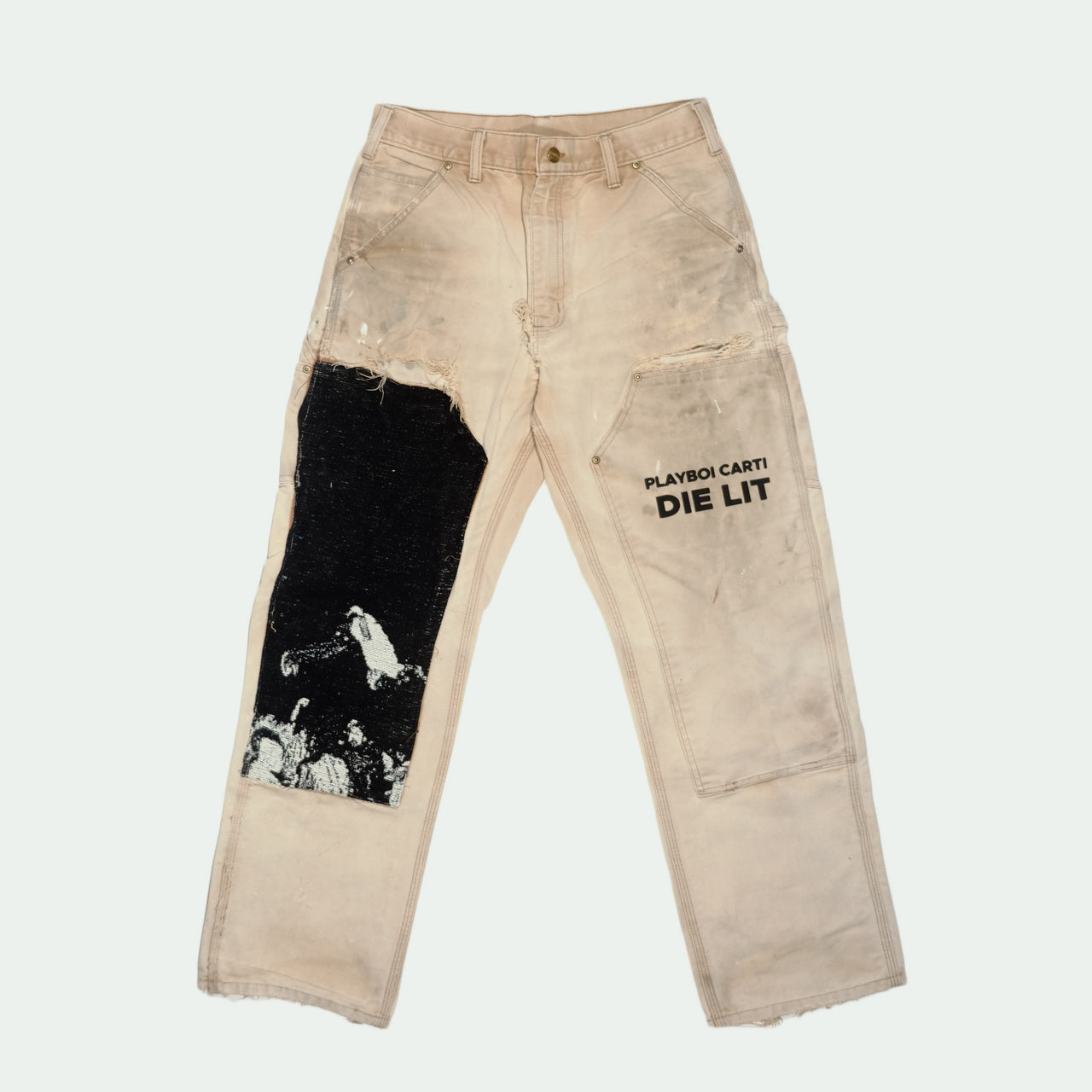 PLAYBOI CARTI DIE LIT CARHARTT DOUBLE KNEE PANTS